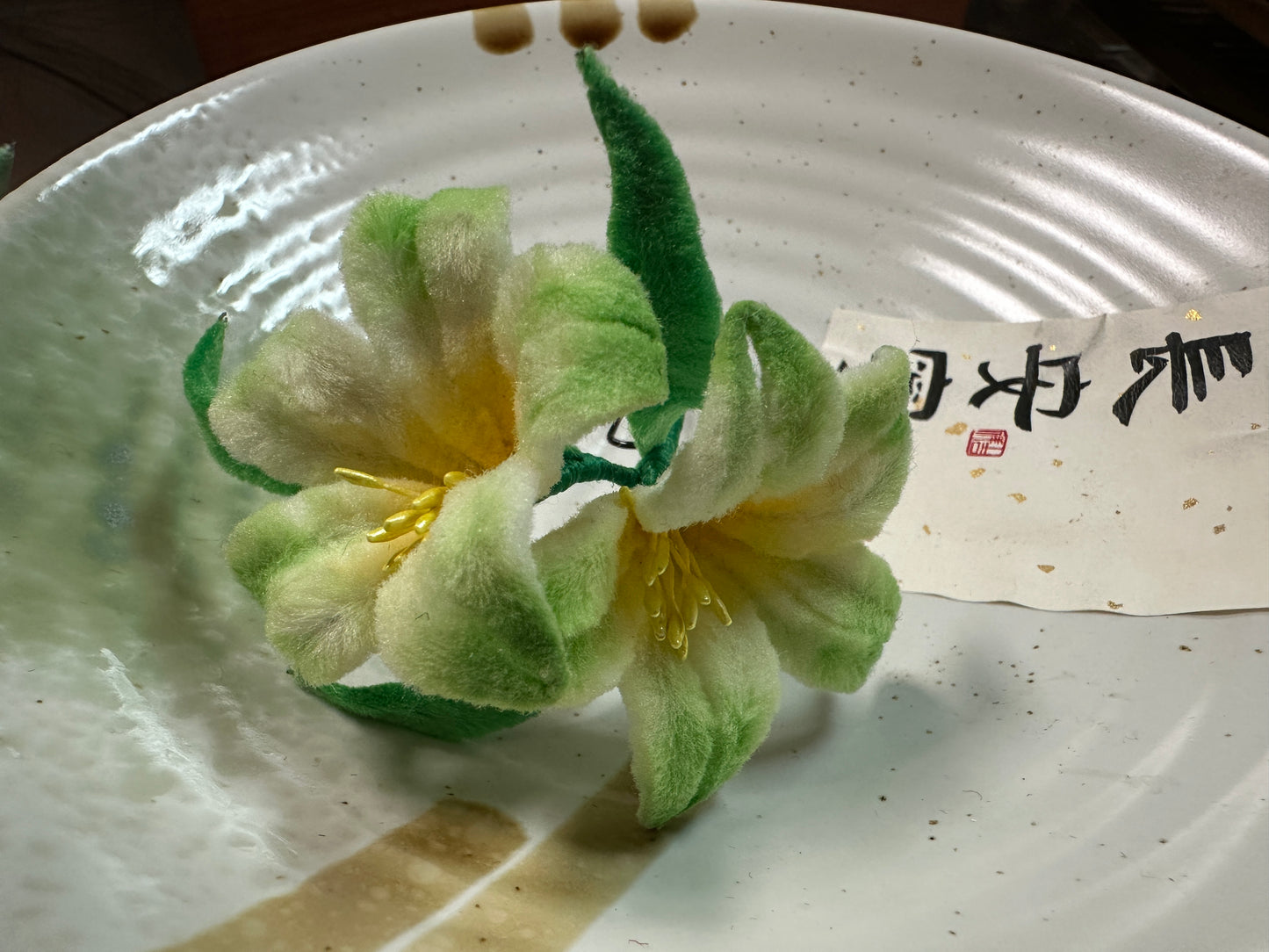 仿绒花 traditional velvet flowers