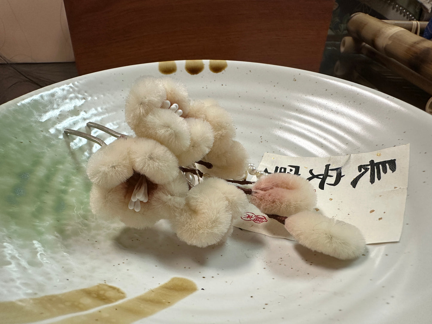 仿绒花 traditional velvet flowers